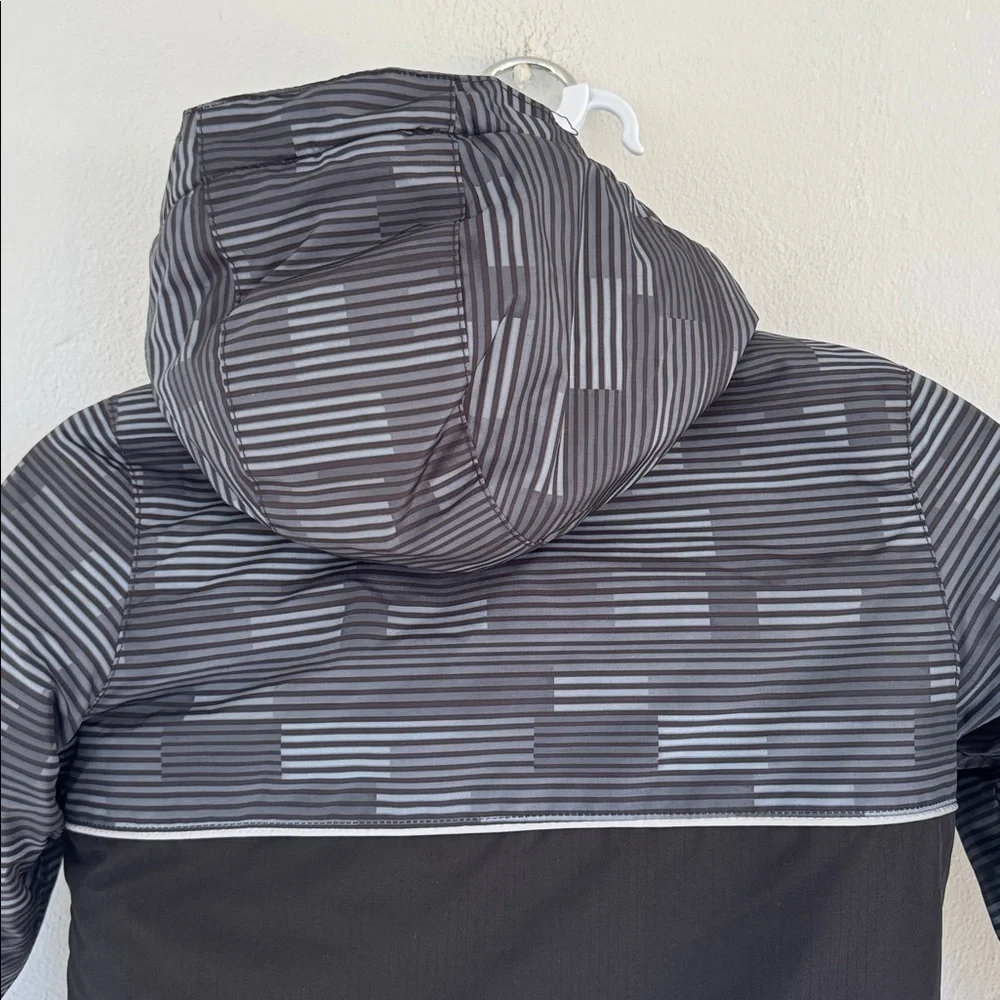 The Children’s Place black neon convertible fleece interior shell jacket medium